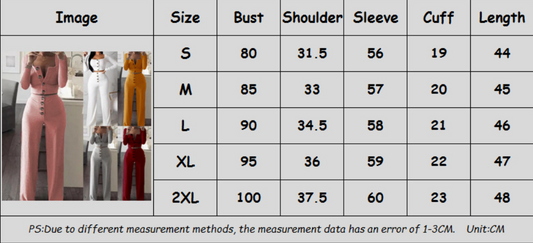 Conjunto de pantalón de pierna ancha y top con cuello cuadrado abotonado