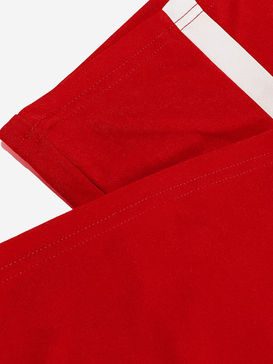 Color Block Stripe Zip Top Pants Set