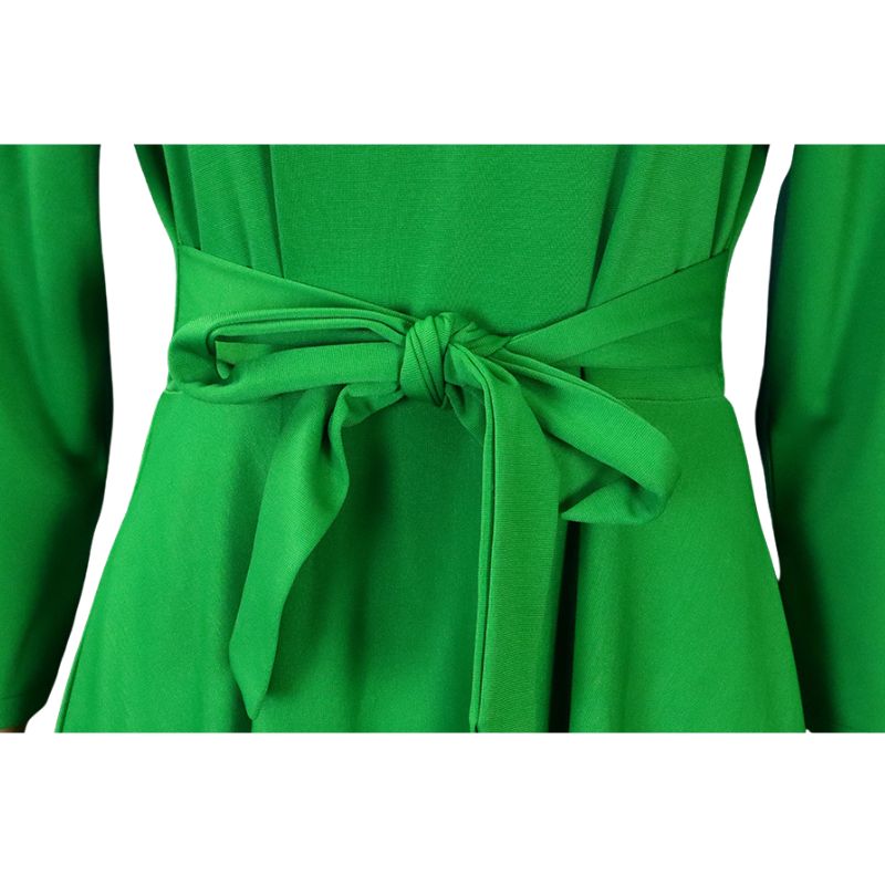 Vestido con cordones de color liso