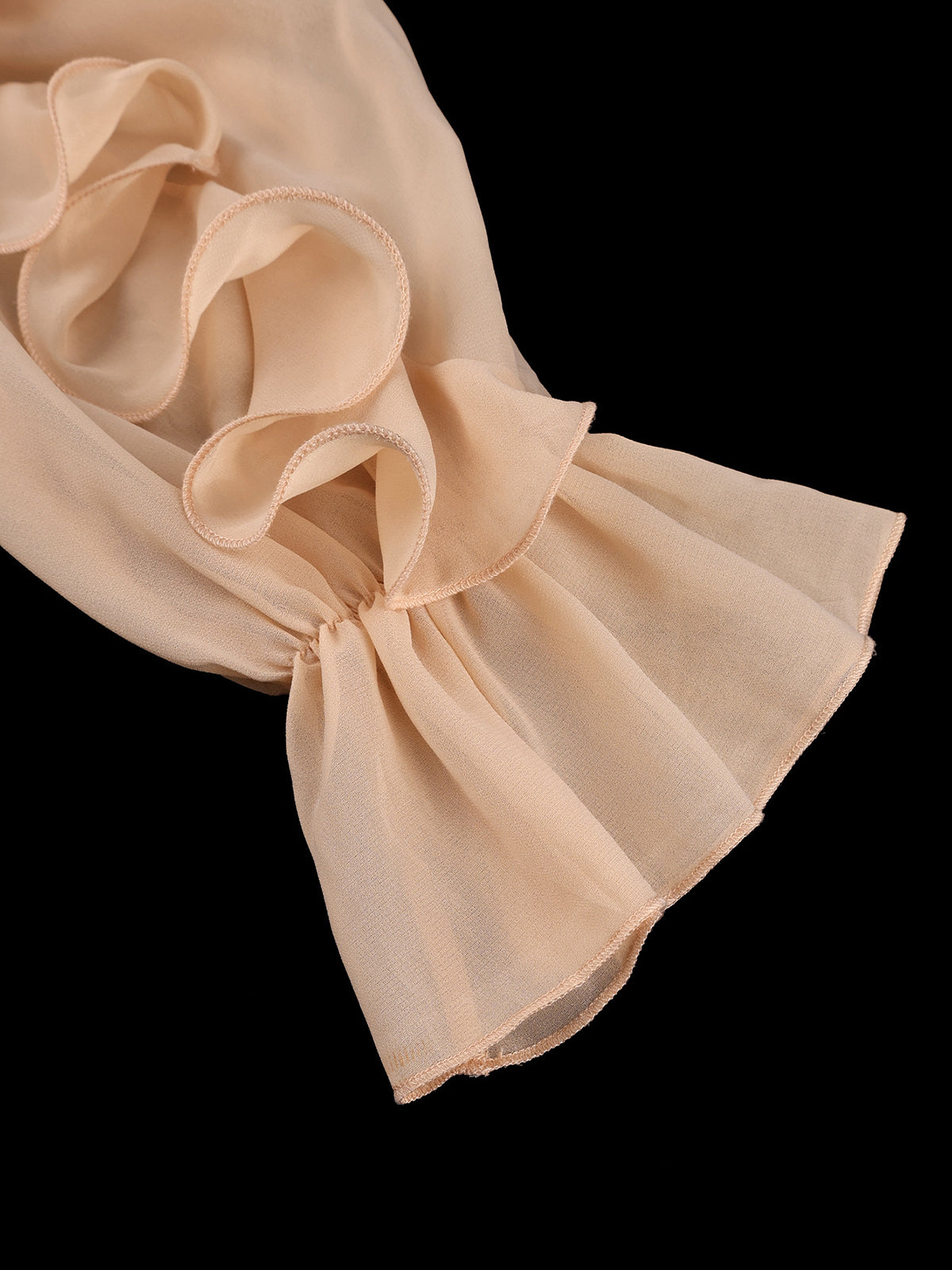 Ruffled Off-Shoulder Pleated Maxi Dress