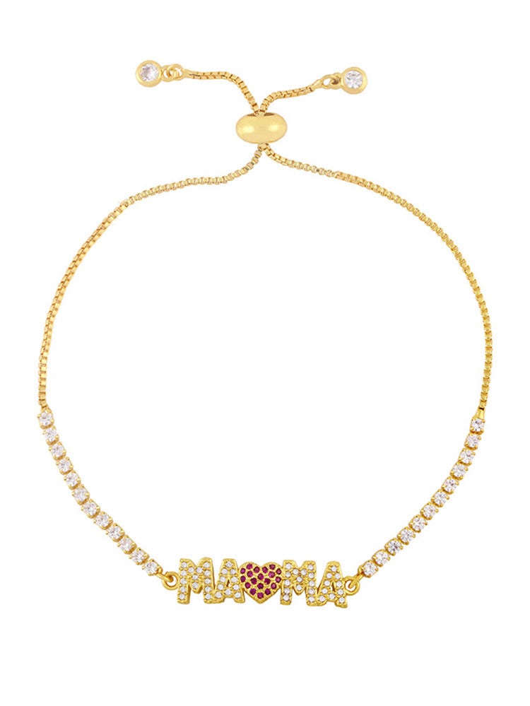 Pulseras coloridas con osos de diamantes de imitación