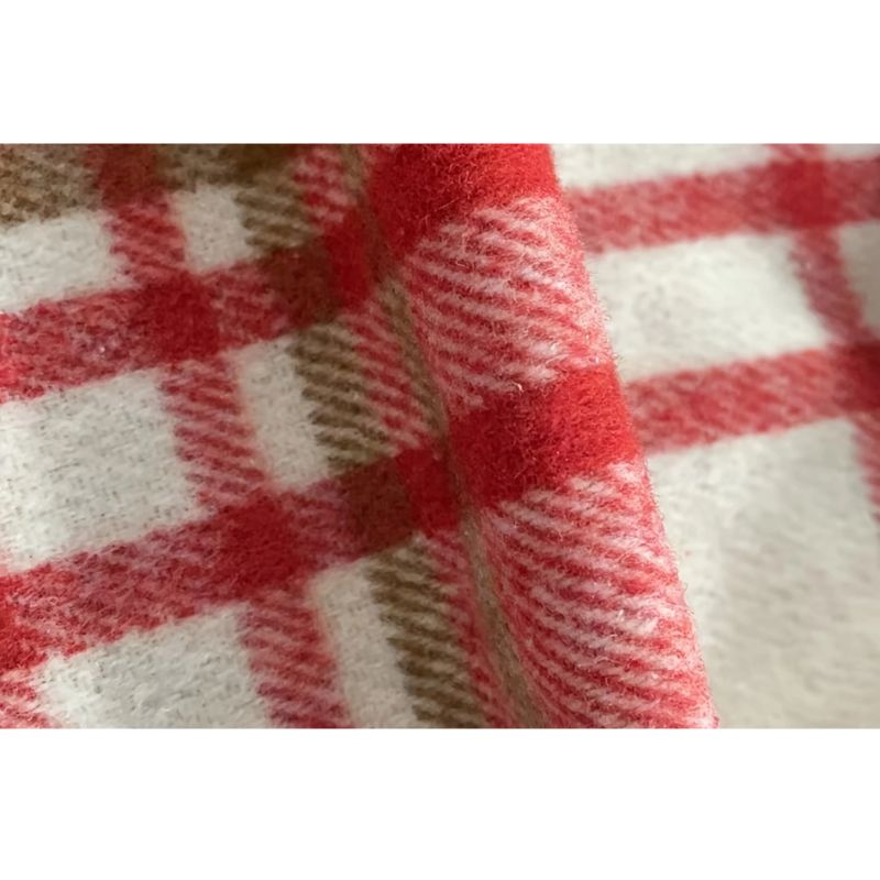 Camisas a cuadros de lana de talla grande