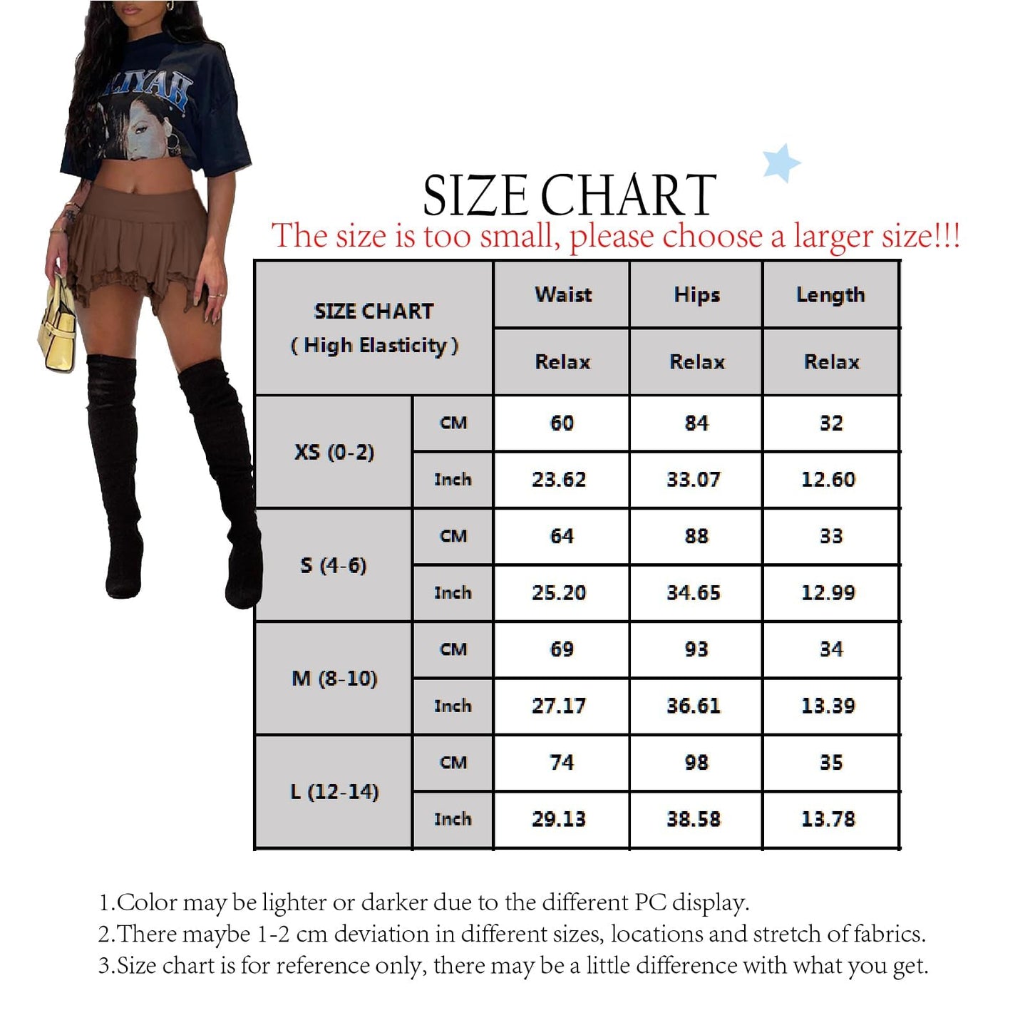 Low Waist Flowy Pleated Mini Skirts