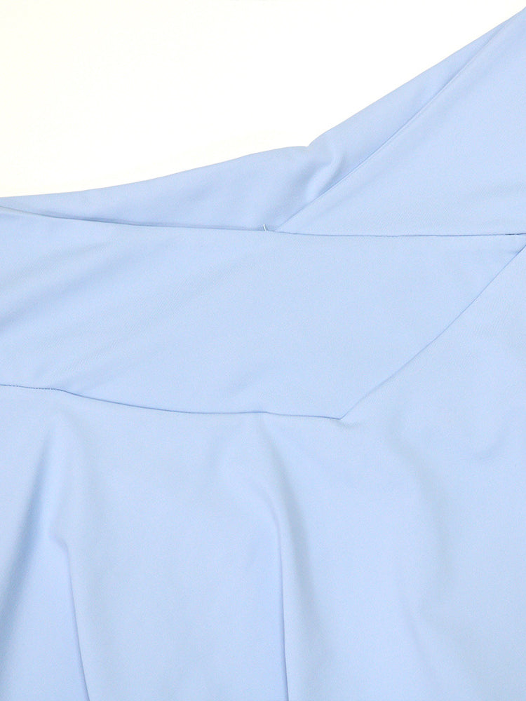 Two Piece Hoodie Crop Top Skirt Set