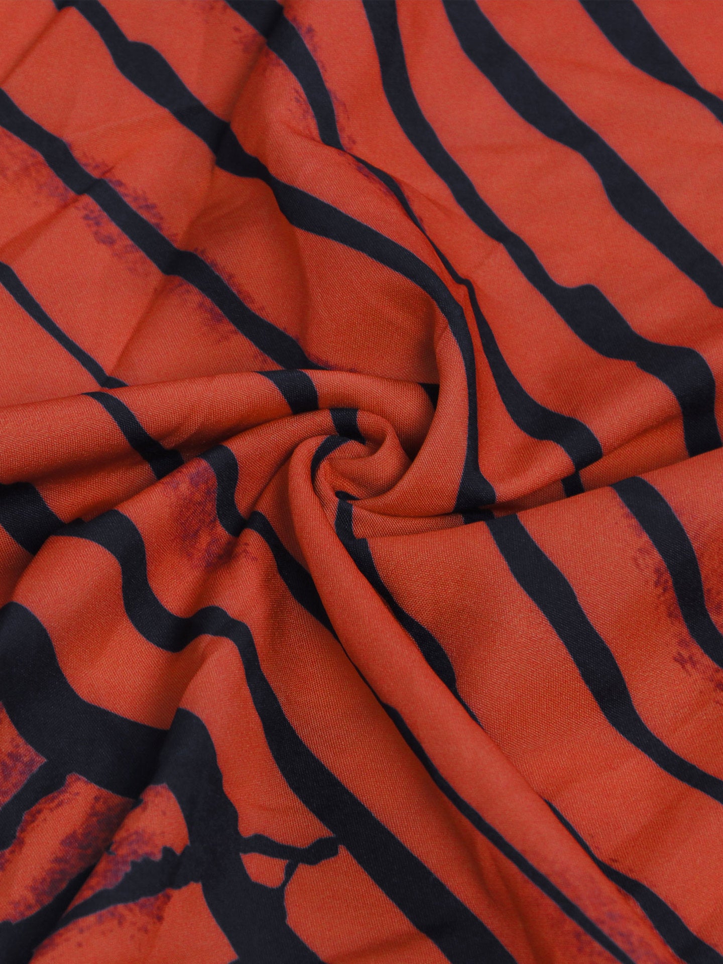 Strap Print Pockets Wide Leg Jumpsuit