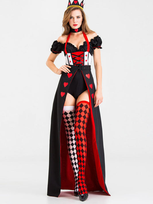 Halloween Royal Red Queen Costume