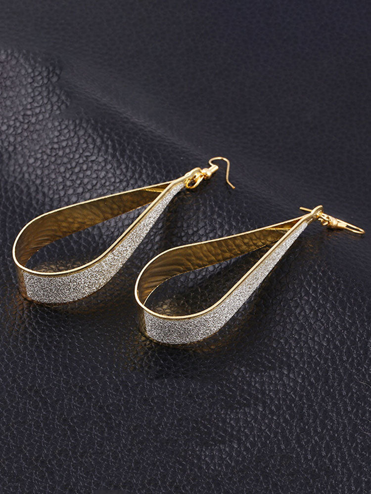 Frosted Water Droplets Earrings