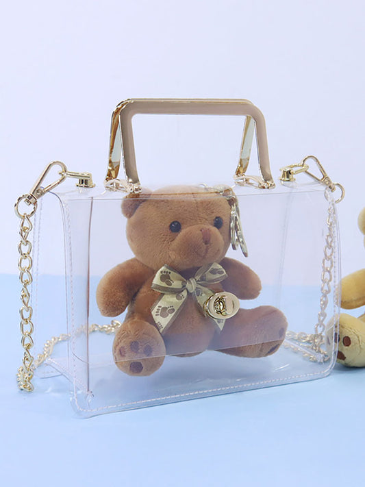 Bolsos bandolera transparentes minimalistas