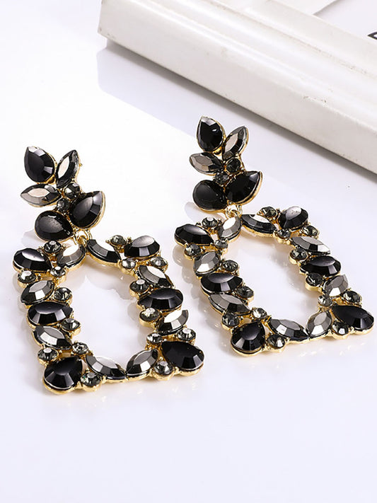 Pendientes coloridos geométricos minimalistas