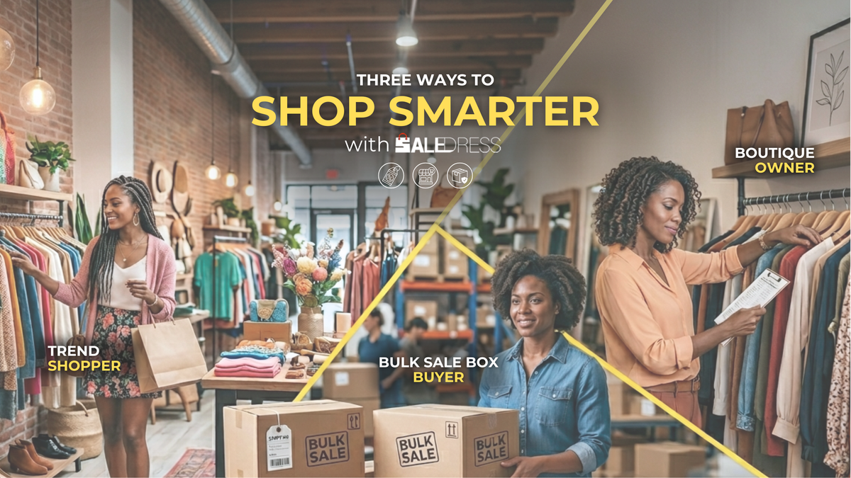 Three Ways to Shop Smarter With SALEDRESS
