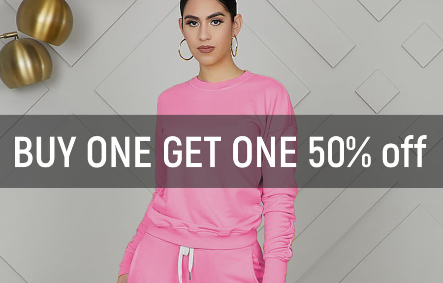 BUY ONE GET ONE 50% OFF*Selected Items