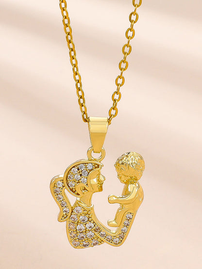 Collares de cadena con patrón de figura