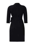 Tie Waist Pleated Midi Dress