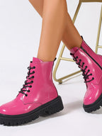Patent Leather Riding Boots