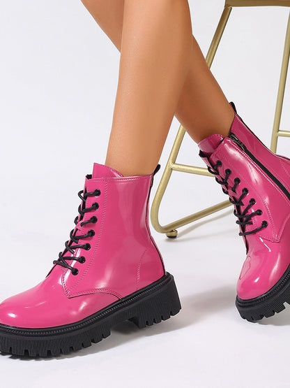 Patent Leather Riding Boots
