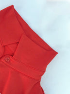 Ruffle Sleeve Top Belted Pants Set