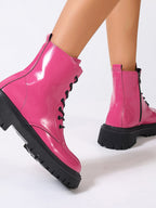 Patent Leather Riding Boots