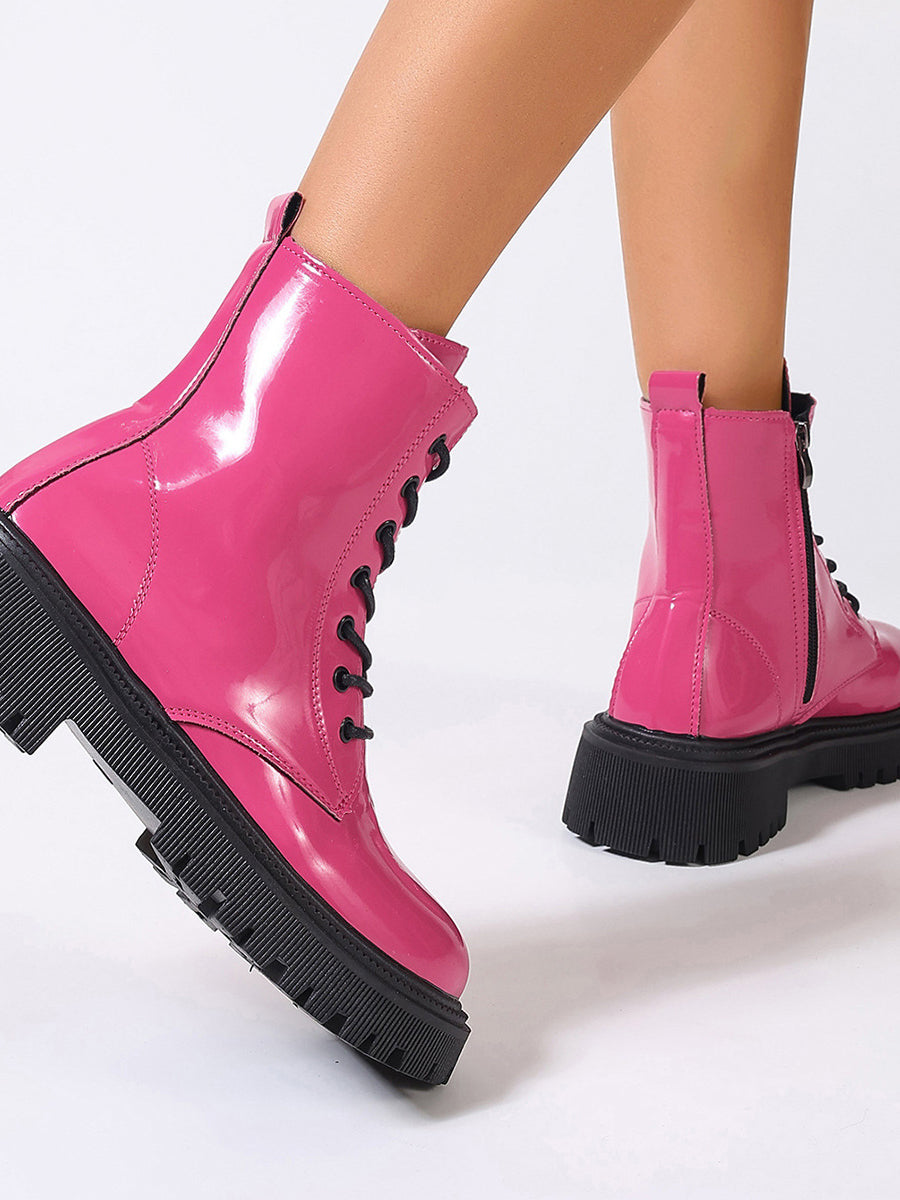 Patent Leather Riding Boots