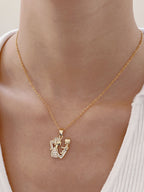 Collares de cadena con patrón de figura