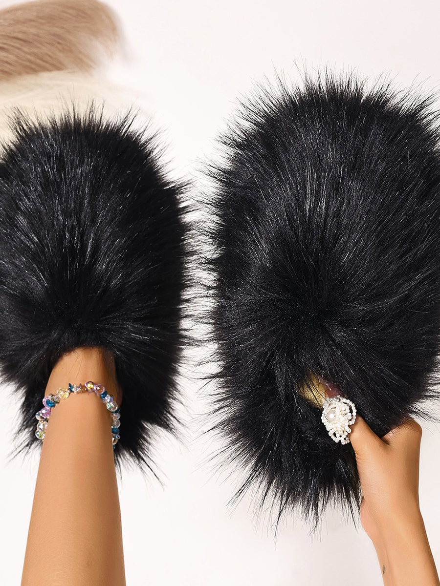 Winter Fur Slippers