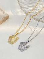 Collares de cadena con patrón de figura