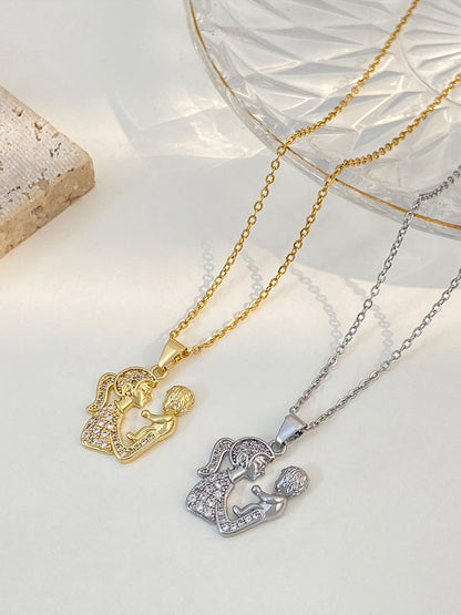 Collares de cadena con patrón de figura