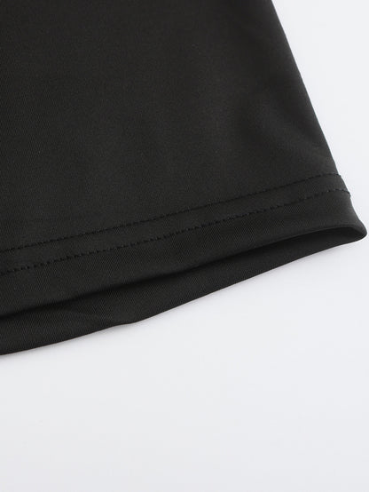 Y2K Slim Fit Cropped Graphic Tee