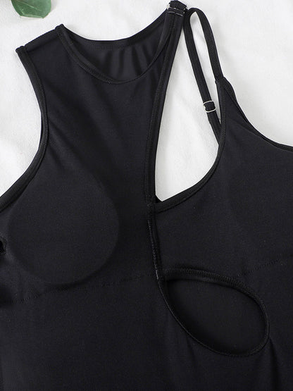 Trajes de baño de una pieza con corte sin mangas