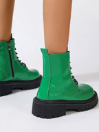 Patent Leather Riding Boots