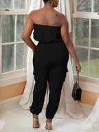 Sleeveless Belted Jumpsuit