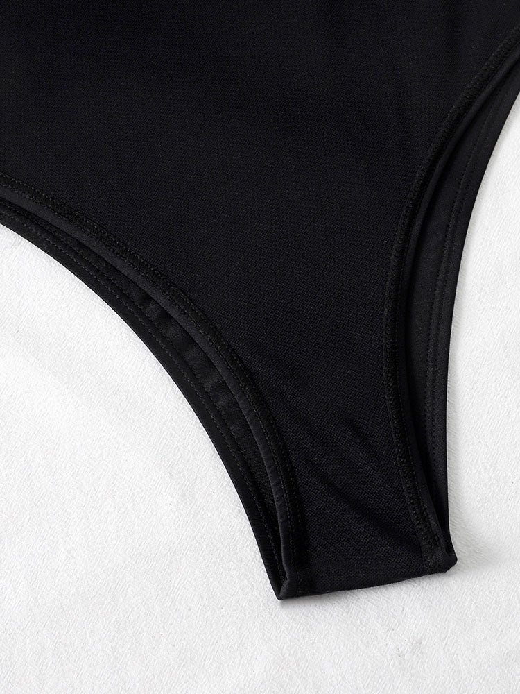 Trajes de baño de una pieza con corte sin mangas