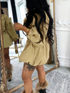 Puff Sleeve Top Bubble Shorts Set
