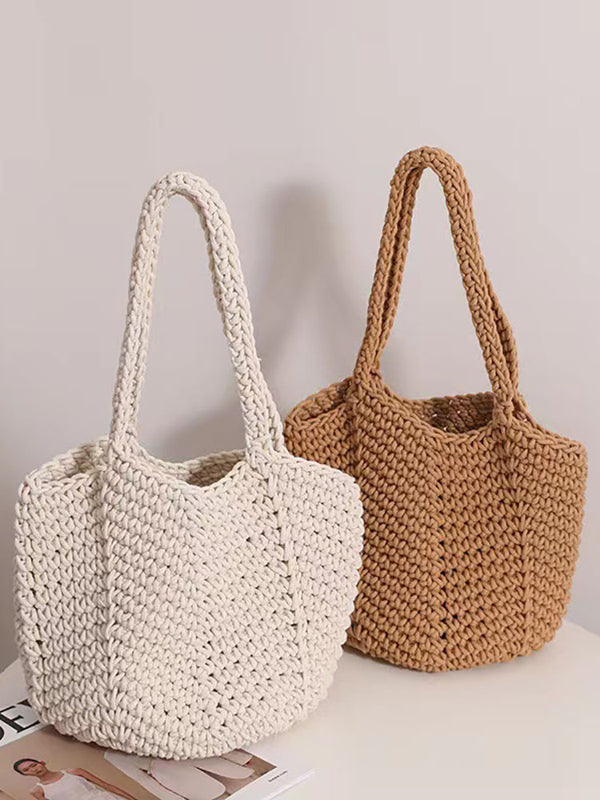 Summer Weave Straw Clutches Bags