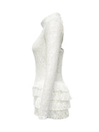 Lace Ballet Tulle Backless Romper