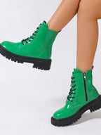Patent Leather Riding Boots