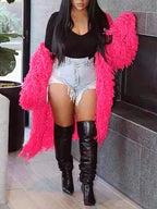 Crochet Fringe Knit Cardigan