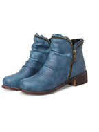 Plus Size Chelsea Side Zipper Ankle Boots