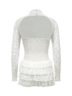 Lace Ballet Tulle Backless Romper