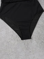 Trajes de baño sin espalda de Chian con cuello Halter de talla grande