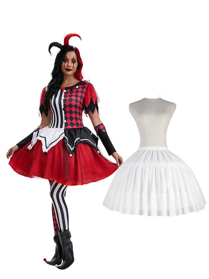 Halloween Costume Clown Cosplay Dress