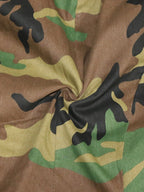 Camouflage Print Double Breasted Blazer Jacket