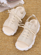 Fly Kinitting Vamp Platform Sandal