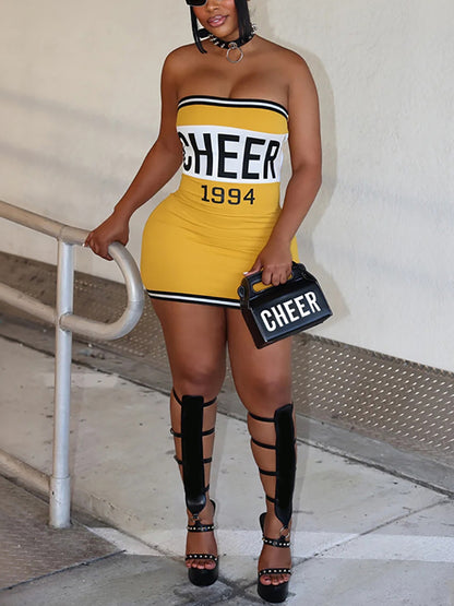 Printed Off Shoulder Mini Dress