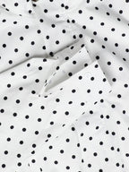 Polka Dot Jacket Shorts Set