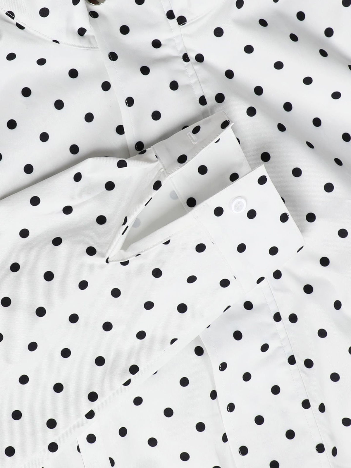 Polka Dot Jacket Shorts Set