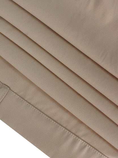 Strapless Button Front Belted A-Line Maxi Dress