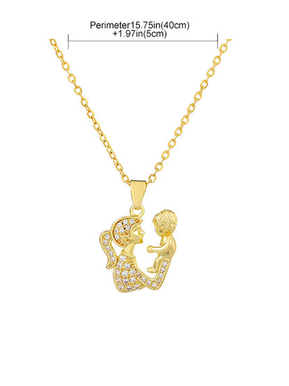 Collares de cadena con patrón de figura