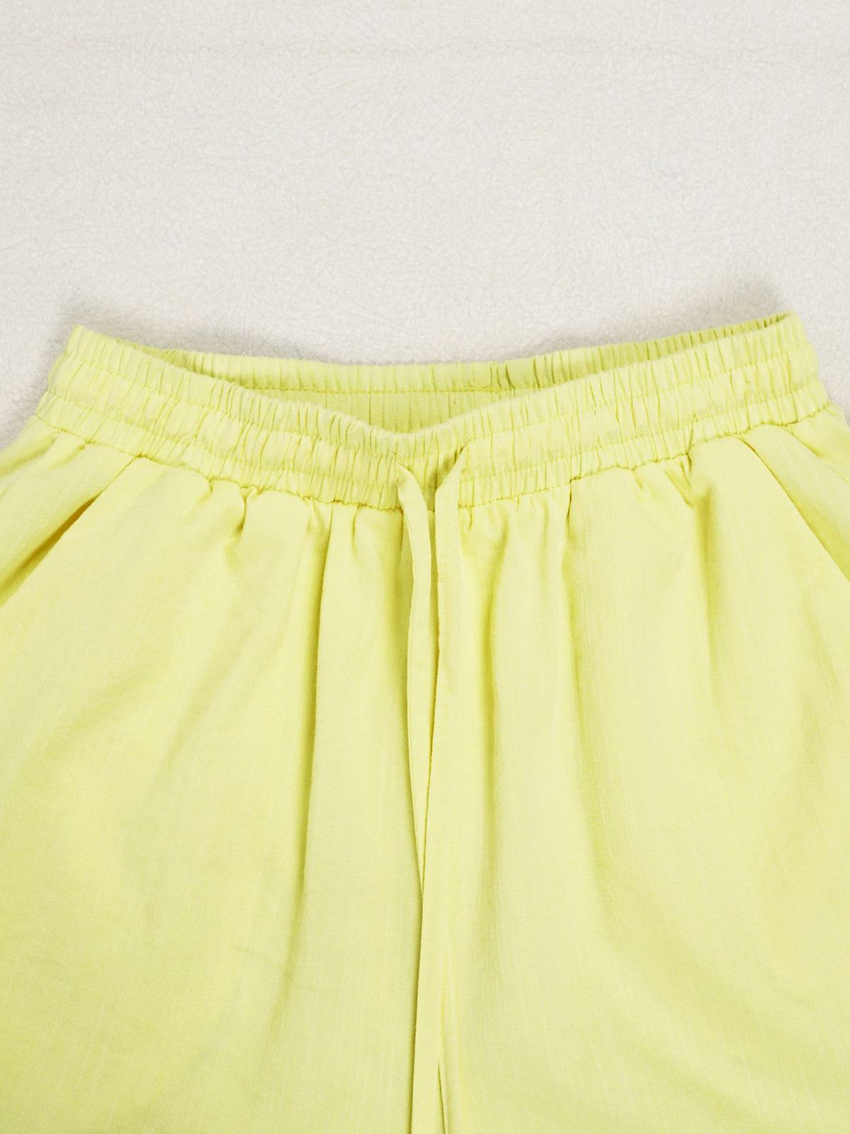 Solid Color Vest Shorts Set