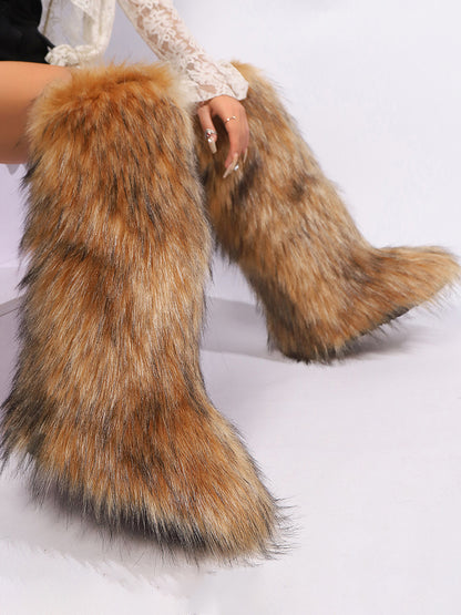 Y2K Winter Knee-High Snow Boots