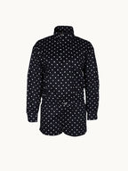 Polka Dot Jacket Shorts Set